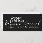 Sla de datum fotokaarten op save the date (Achterkant)