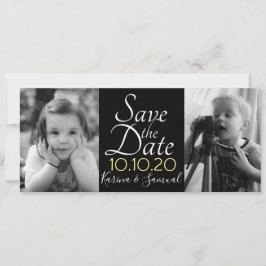 Sla de datum fotokaarten op save the date