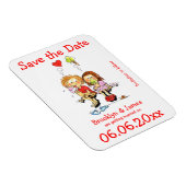 Sla de datum grappig op magneet (Rechterzijde)