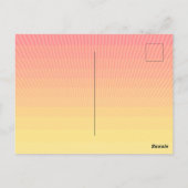 Sla de Datum Groeten van Social Briefkaart (Achterkant)