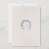 Sla de datum Kaart Victoriaans Elegantie Bruiloft (Achterkant)