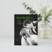 Sla de datum Kus Aankondigingskaart (Staand voorkant)