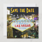 Sla de datum Las Vegas Bruiloften Save The Date (Voorkant)