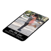 Sla de datum magneet gepersonaliseerde foto (Linkerzijde)