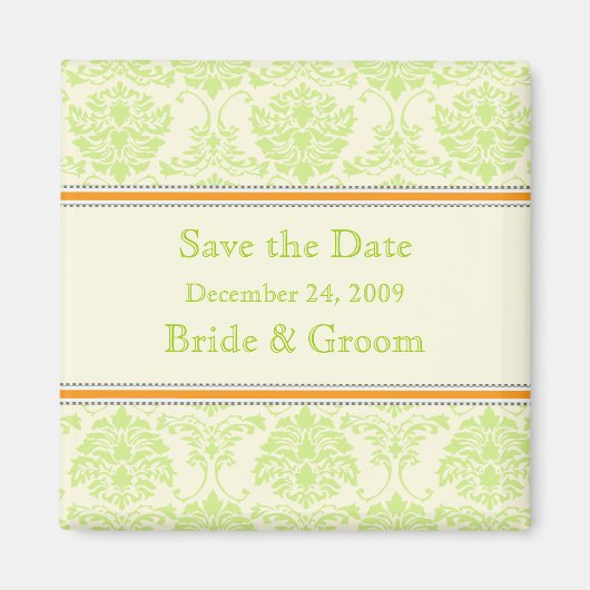 Sla de Datum Magneet, vanille munt chocolade Magneet (Voorkant)