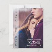 Sla de datum magnetische bruiloft Kaart (Voorkant)