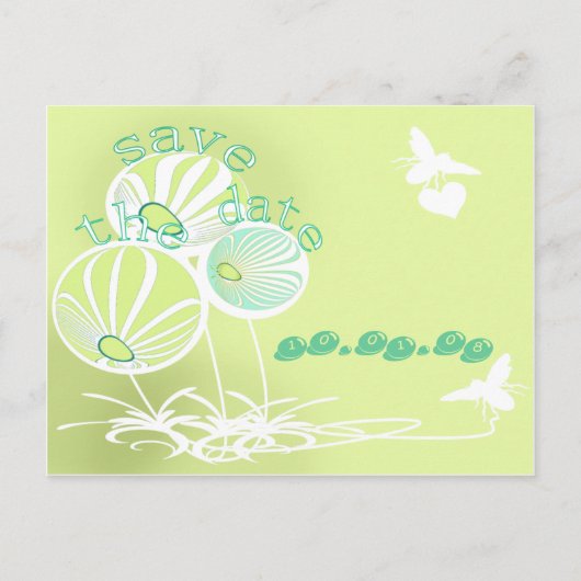 Sla de datum op - - - - aankondigingskaart (Voorkant)