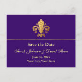 Sla de  datum op aankondigingskaart (Voorkant)