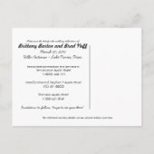 Sla de datum op aankondigingskaart (Achterkant)