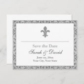 Sla de  datum op aankondigingskaart (Voorkant / Achterkant)