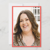 Sla de datum op Boho Succulent Foto Verjaardag Kaart (Achterkant)