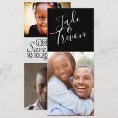 Sla de datum op foto kaarten (Voorkant / Achterkant)