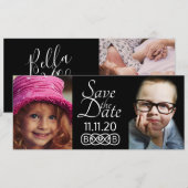 Sla de datum op foto kaarten (Voorkant / Achterkant)