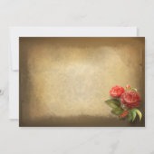 Sla de datum op foto rustieke uitnodigingen (Achterkant)