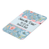 Sla de datum op magneet roze (Linkerzijde)