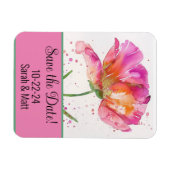 Sla de datum op magneet roze (Horizontaal)