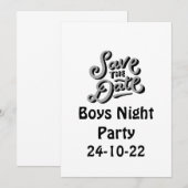 Sla de datum op Meidenavakantiefeest    Kaart (Voorkant / Achterkant)