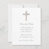 Sla de datum op met Claddagh Cross Save The Date (Voorkant)
