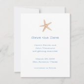 Sla de datum op met Starfish Save The Date (Voorkant)