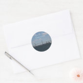 Sla de datum op, NEWPORT, RI Ronde Sticker (Envelop)