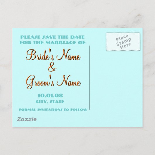 Sla de datum op - Poppies Aankondigingskaart (Achterkant)