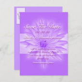 Sla de datum op roze lelie - aanpasbare sjabloon (Voorkant / Achterkant)