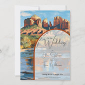 Sla de datum op - Sedona Red Rock Cathedral Kaart (Voorkant)