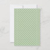 Sla de datum op - Trendy Green Leaf Swags Save The Date (Achterkant)