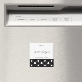 Sla de datum op - Trouwmagneet Magneet (Insitu (Vaatwasser))