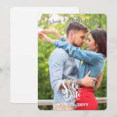 Sla de datum op V Photo Sticker Announcement Aankondiging (Voorkant / Achterkant)