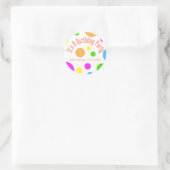 Sla de datum op: Verjaardagsfeestje Sticker (Tas)