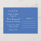 Sla de datum op Verlengingsceremonie Aankondiging (Achterkant)