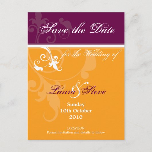 SLA DE DATUM OP:: verve 2 Aankondigingskaart (Voorkant)