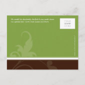 SLA DE DATUM OP :: verve 3 Aankondigingskaart (Achterkant)