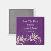 Sla de datum op ~ Vine 2 Magneet (Voorkant / Achterkant)