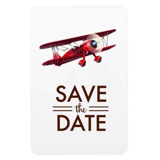 Sla de datum op vintage tweedekker magneet (Verticaal)