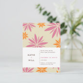 SLA DE DATUM OP:: Vitaliteit Aankondigingskaart (Staand voorkant)