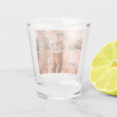 Sla de datum op Voeg koppelnaam toe Plaats datum f Shot Glas (Achterkant)