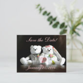 Sla de datum op waarop ik Beren doe Aankondigingskaart (Staand voorkant)