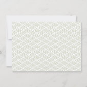 SLA DE DATUM penseel geletterd script sage groen o Kaart (Achterkant)