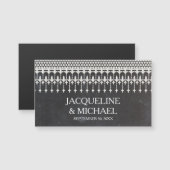 Sla de datum rustieke  kant krijtbord (Voorkant / Achterkant)