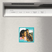 Sla de datum Scallop Blue Magnet op Magneet (Insitu (Vaatwasser))