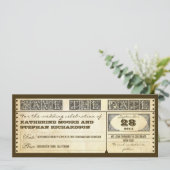 Sla de datum  tickets op save the date (Staand voorkant)