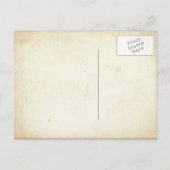 Sla de datum typografie postkaarten aankondigingskaart (Achterkant)