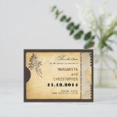 Sla de datum  typografie stijl briefkaarten (Staand voorkant)