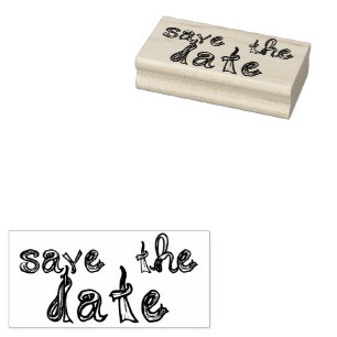 Sla de datum van de Doc-lettertype op Rubberstempel