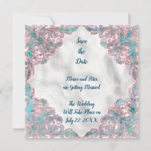 Sla de datum van de trouwkaart op kaart