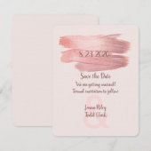 Sla de datum verfspatten op save the date (Voorkant / Achterkant)