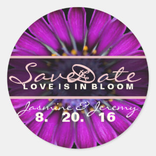 Sla de datum Wildflower Stickers
