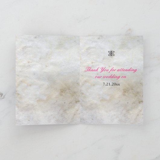 Sla-de-datumkaarten - Gekleurde Keltisch-Gaelische Bedankkaart (Binnen)